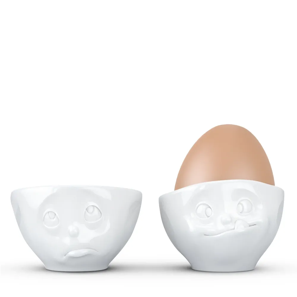 Eierbecher Set Och bitte/Lecker
