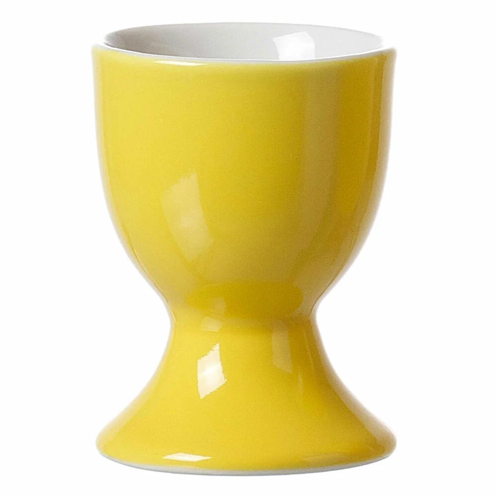 Ritzenhoff & Breker Doppio Eierbecher, Ei Becher, Eierhalter, Geschirr, Porzellan, Sonnengelb, 5 cm, 565065