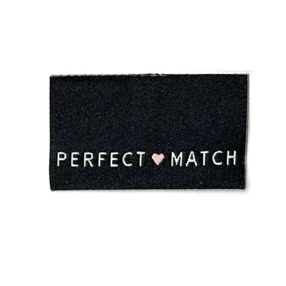 Weblabel „Perfect Match“ - Schwarz