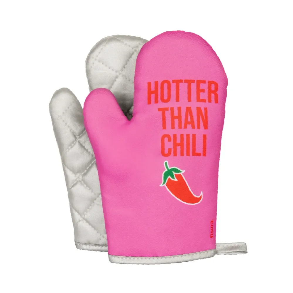 Ofenhandschuhe „Hotter than chili“
