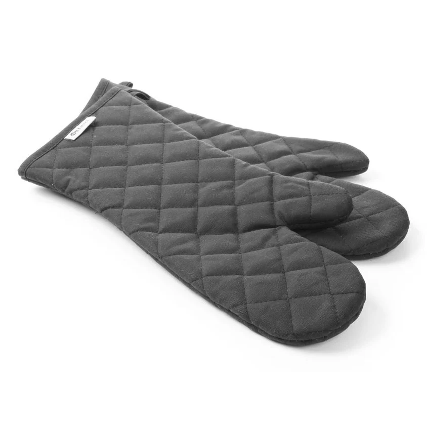 Ofenhandschuhe – 2 Stück, HENDI, Baumwolle mit feuerfester Beschichtung, 2 Stk., (L)380mm