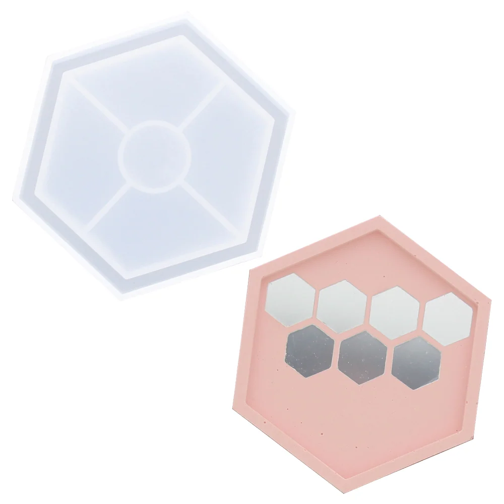 Silikonform: Sechseckiger Untersetzer