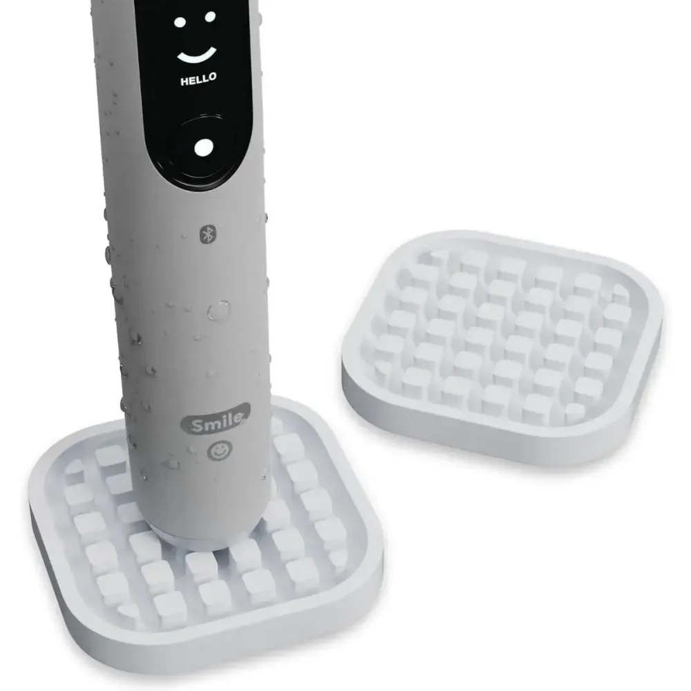 Zahnbürsten Untersetzer Weiss 2er Set