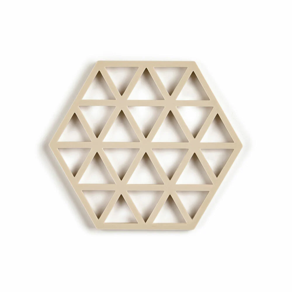Zone Denmark Untersetzer Triangles, Glasuntersetzer, Getränkeuntersetzer, Silikon, Birch, 331284