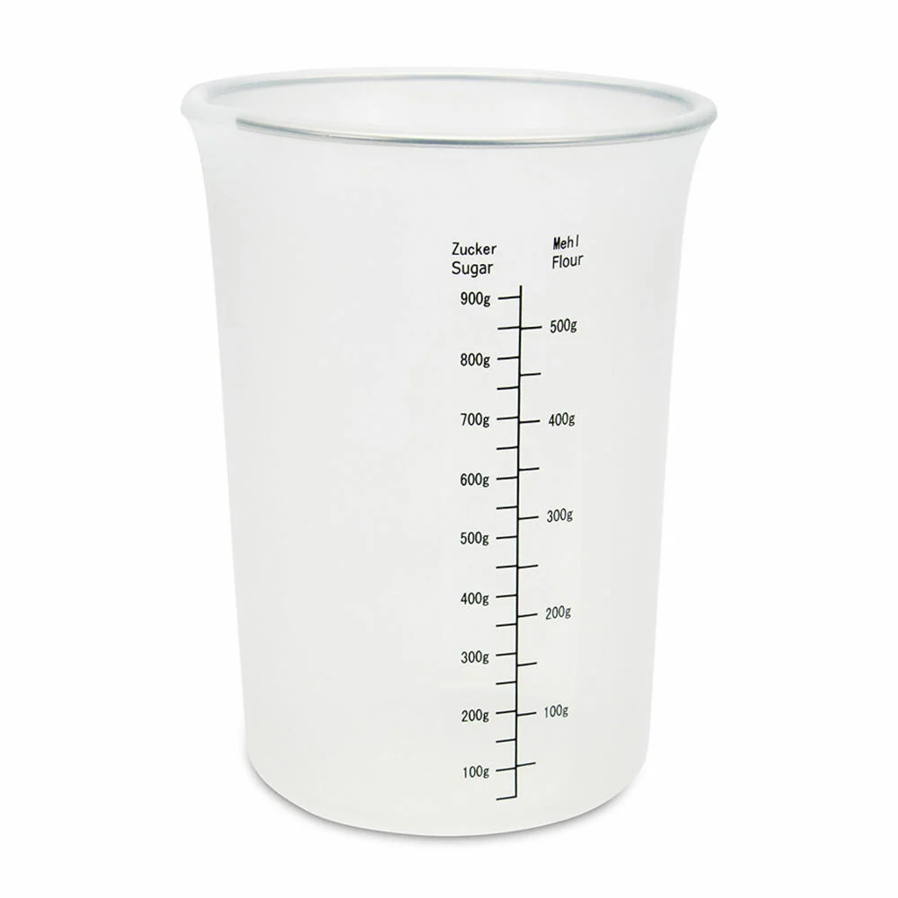 Städter Messbecher, Messkanne, Maßbecher, Mess Becher, Messbehälter, Silikon, 1 L, 853225