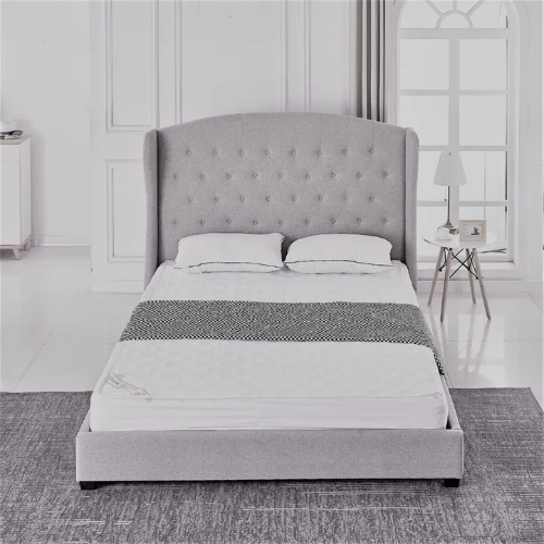 Bergerac Bett Grau 160x200cm EURODESIGN 1102G160