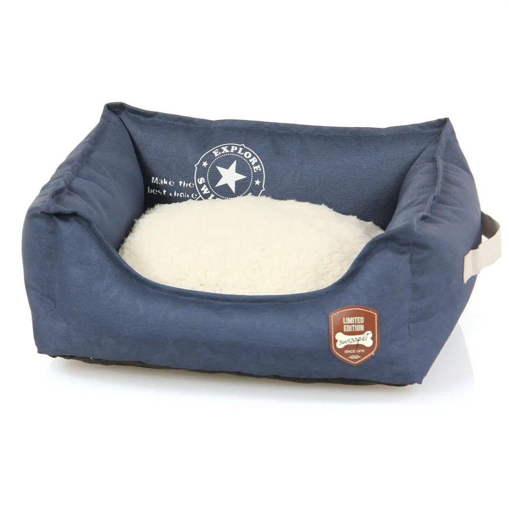 Bett Denim S, blau
