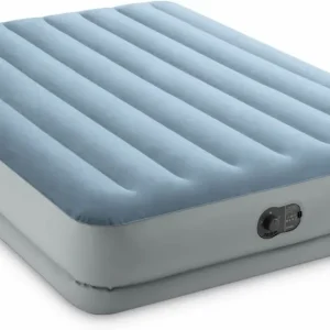 B-Ware Intex Queen Dura Beam Comfort Luftbett Bett Mit Fastfill Usb Pumpe Aufgeblasen