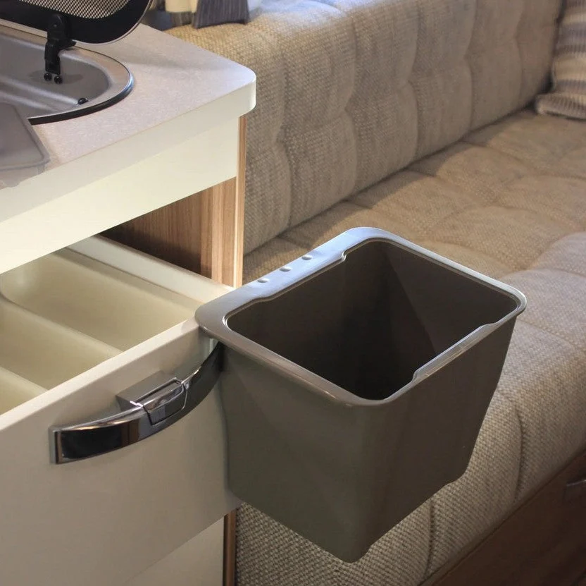 Abfalleimer Einbau 5 l Grau – Fjord Outdoor