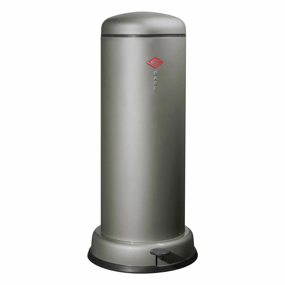 Wesco Tretabfallsammler Big Baseboy mit Dämpfer, Abfallsammler, Abfalleimer, Mülleimer, Stahlblech, Graphit, 30 L, 134731-13