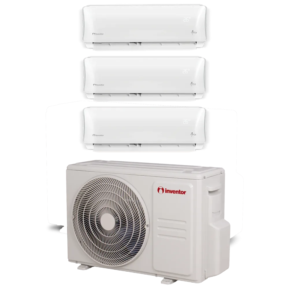 Aria AR5 Multisplit Klimaanlage 3 x 2,64 kW + Außengerät 7,91 kW