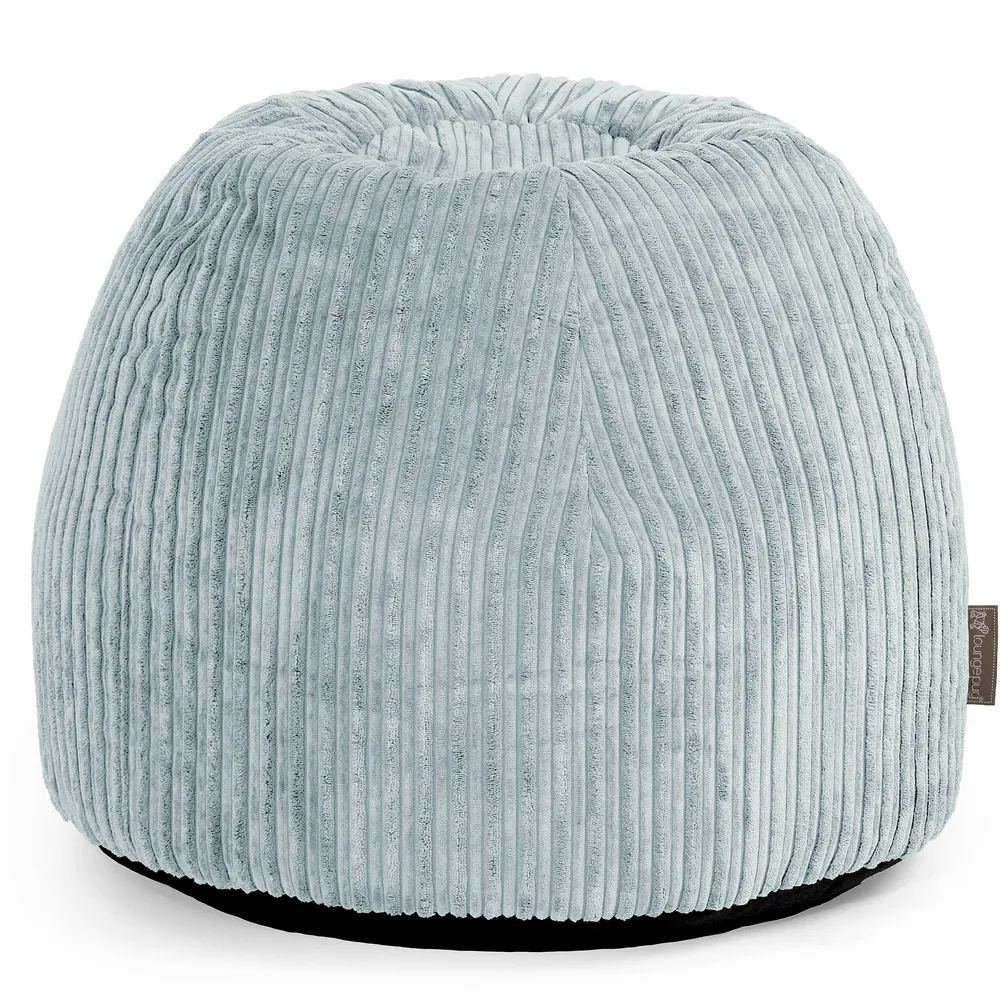 Schminktisch-Pouf-Hocker - Cord Mintgrün