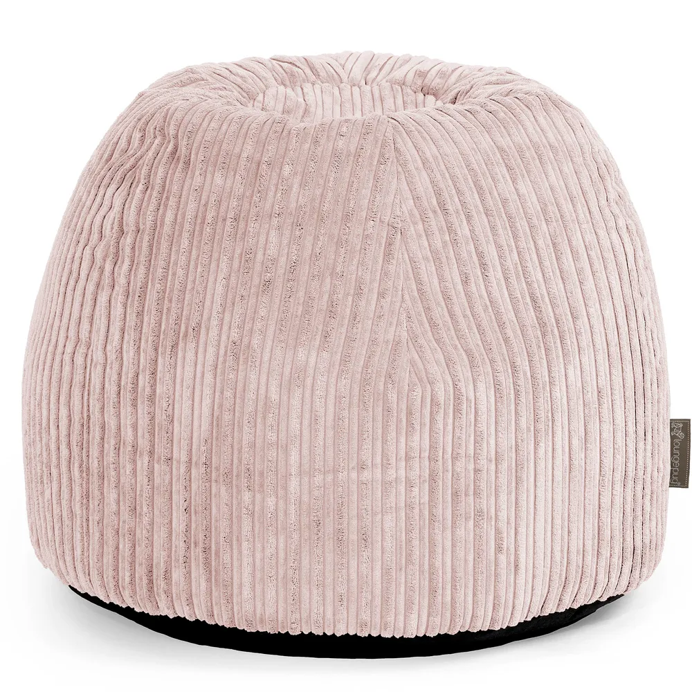 Schminktisch-Pouf-Hocker - Cord Rosa