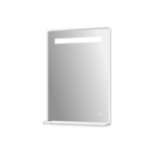 Varia – Lichtspiegel mit beleuchteter Ablage, Touchschalter, LED 6,5 W, 50 × 70 cm