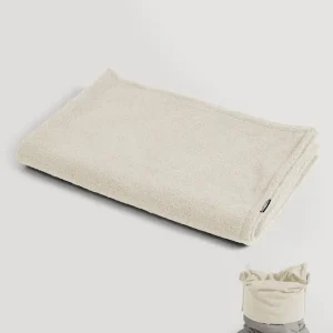 B-Ware Mokebo Sitzsack Bezug Hülle Teddy Bouclé Beige Kuschelcover Bouclé Stoff946