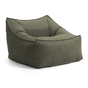 B-Ware Mokebo Sitzsack Sessel Bean Bag Cord Sitzsessel Lounge Sitzsack Grün Wohnzimmer