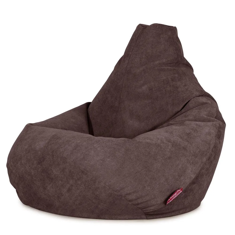Gaming Sitzsack Sessel - Waffelgewebe Schoko