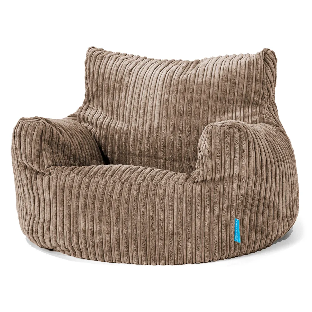 Kindersessel Sitzsack 3-8 jahren - Cord Mocca