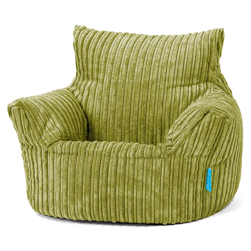 Klein Kindersessel Sitzsack 1-3 jahren - Cord Hellgrün