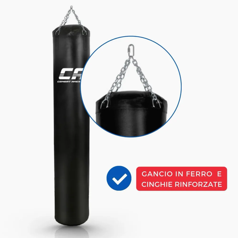 Langer Sack Combat Arena Training PRO 60 Kg Schwarz