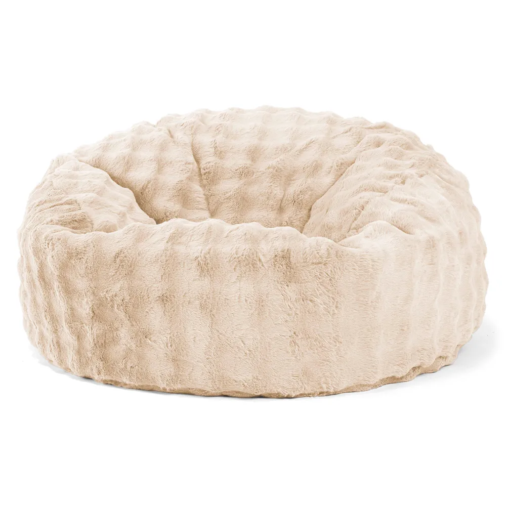 Mammoth Sofa Sitzsack XXL - Bubble Pelz Creme