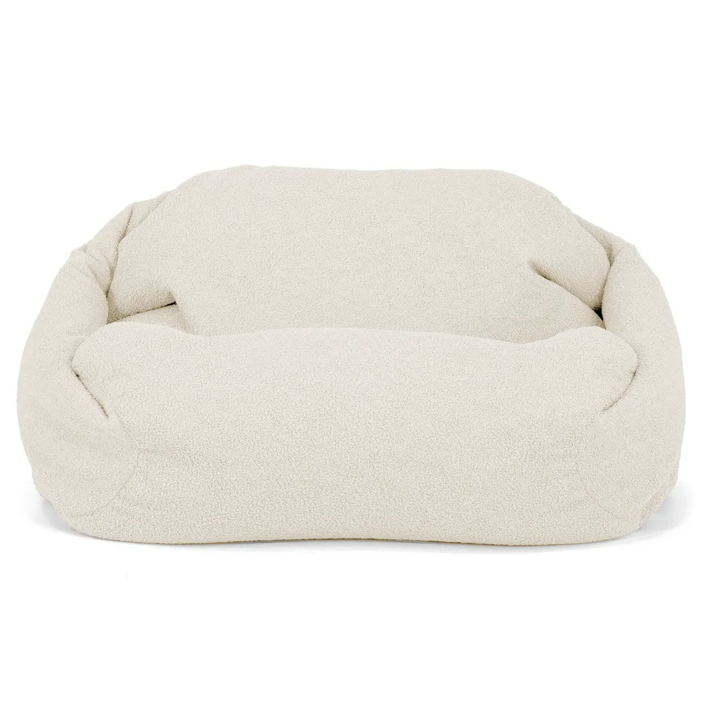 Sabine Sitzsack Sessel - Bouclé Elfenbein