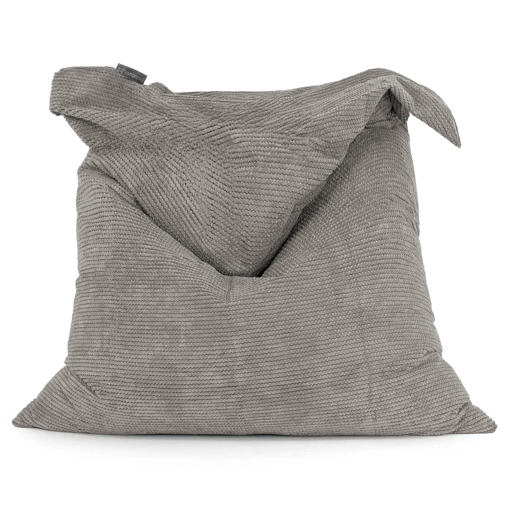 Sitzsack XXL - Pom-Pom Anthrazit