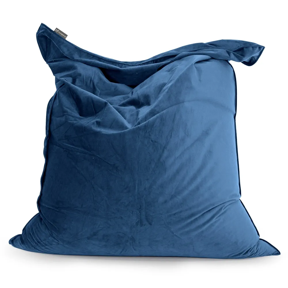 Sitzsack XXL - Samt Marineblau
