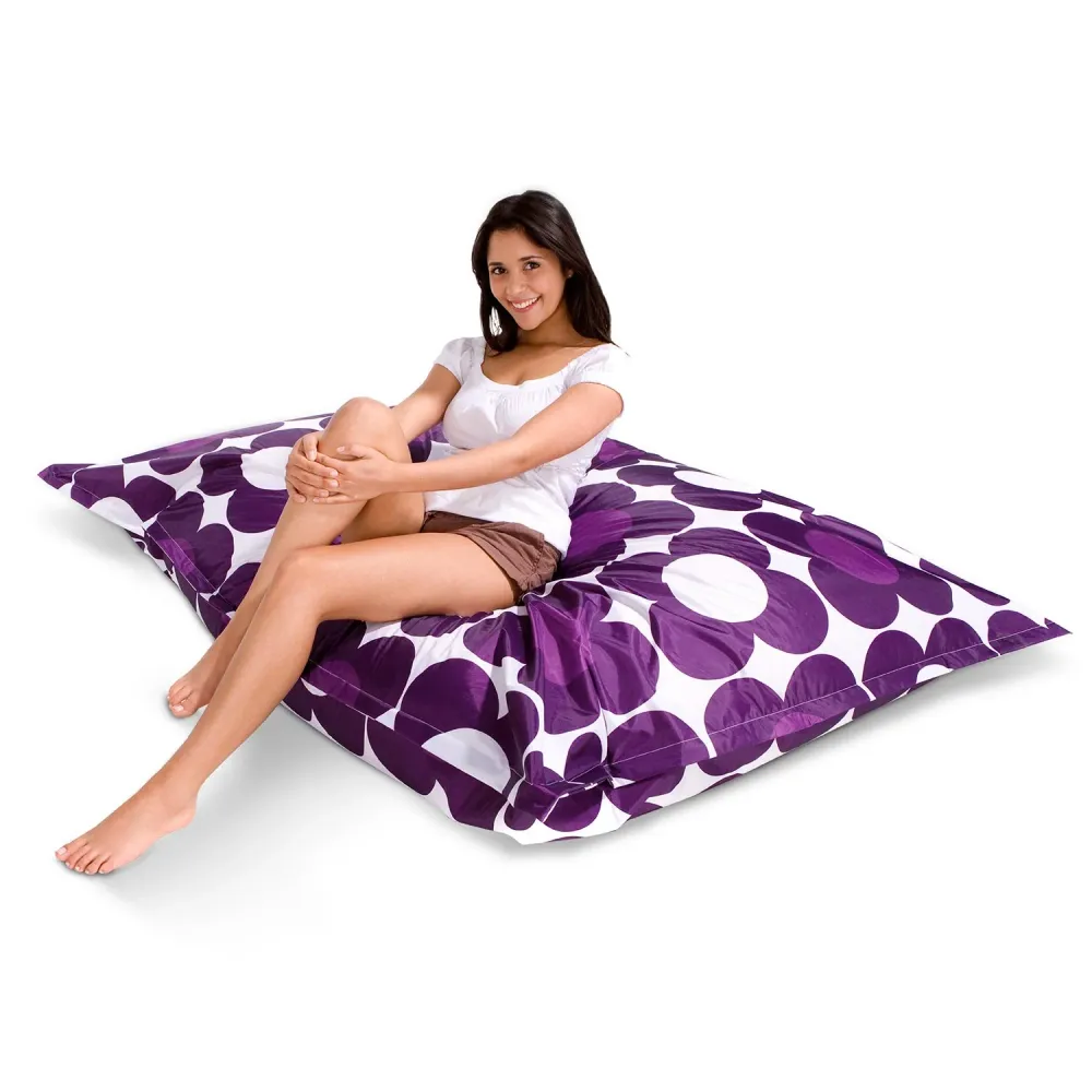 Smoothy Sitzsack - Sitzkissen Nightflower - Amethyst-Lila