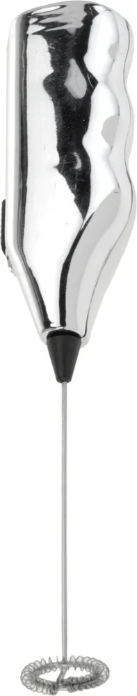 Cookinglife Milchaufschäumer Chrom 20 cm - Handbetriebener Milchaufschäumer für Kaffeespezialitäten