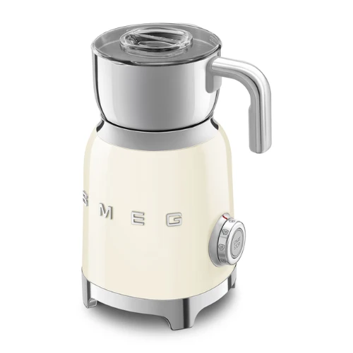 SMEG Schokoladenmaschine und Milchaufschäumer im Stil der 50er Jahre MFF11CREU(F)