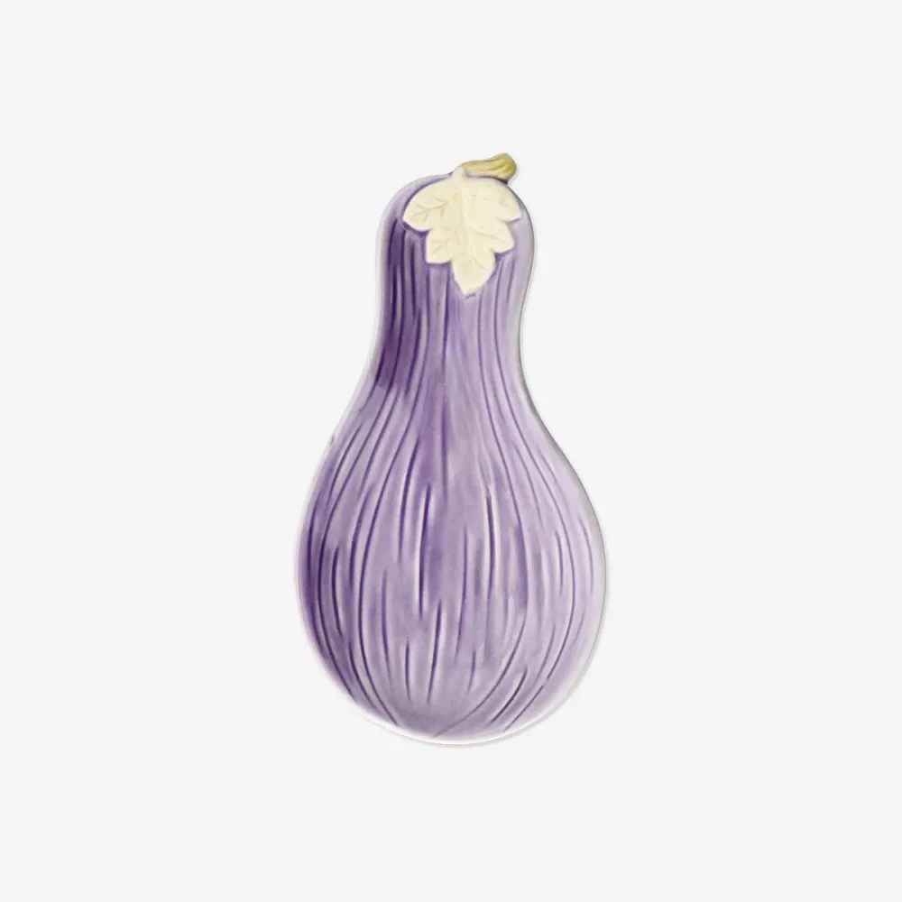 Lila Kürbis-Servierplatte - 20 cm
