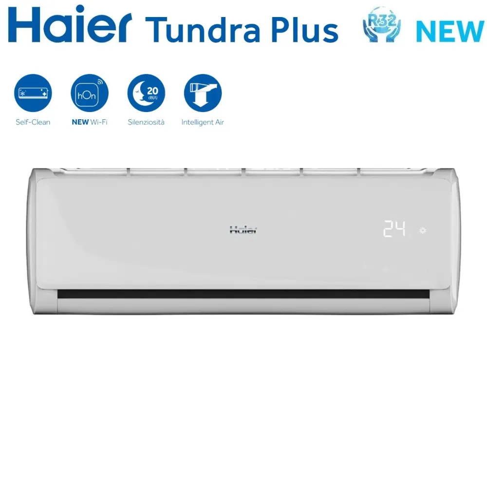 Climatizzatore Condizionatore Haier Quadri Split Inverter serie TUNDRA PLUS 7+7+7+12 con 4U85S2SR3FA R-32 Wi-Fi Integrato...
