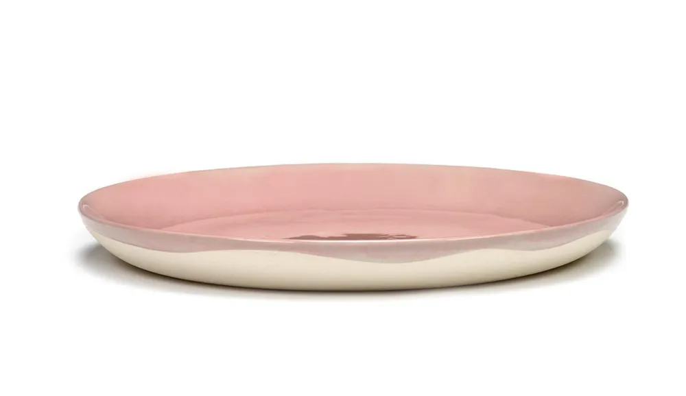 Serax Feast Servierteller 35 cm | Delicious Pink - Pepper Gold