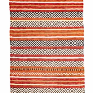 Kelim Teppich - Trendy 94 x 58 cm - mehrfarbig