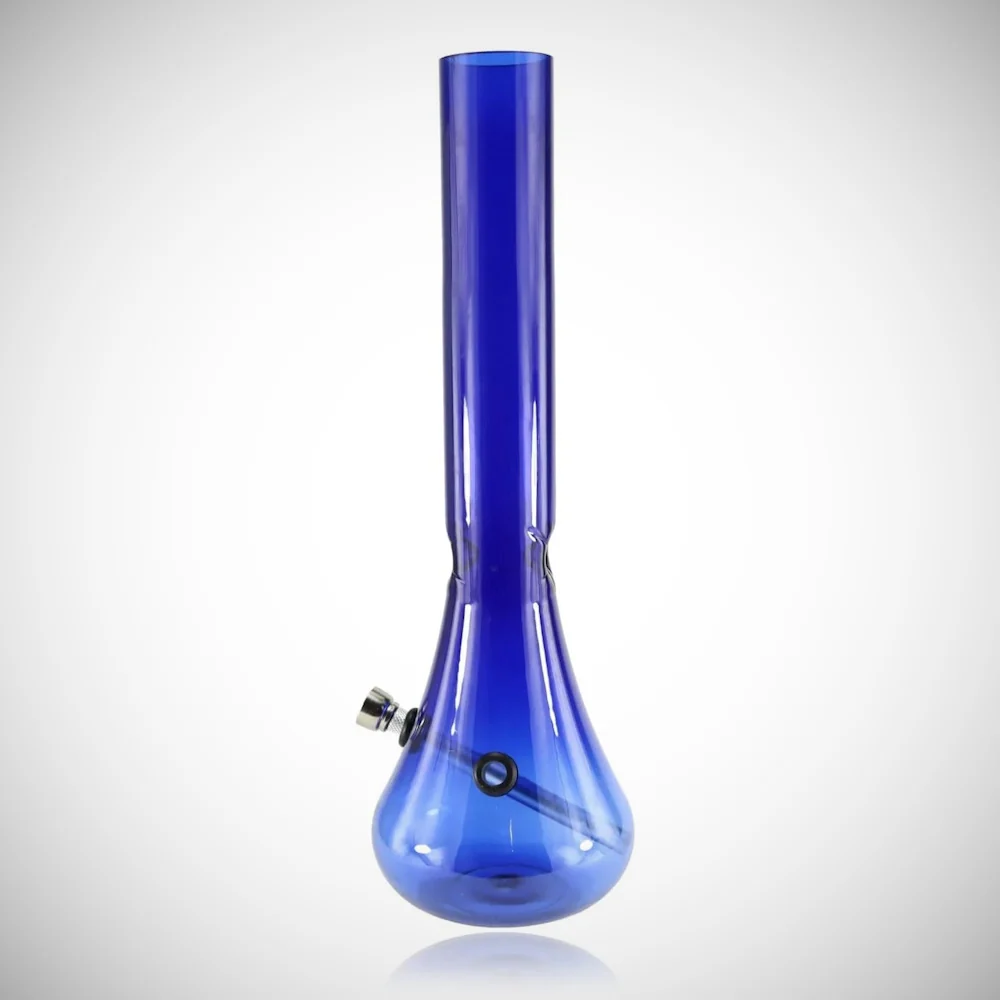 Acrylbong " Vase " blau (B-WARE)