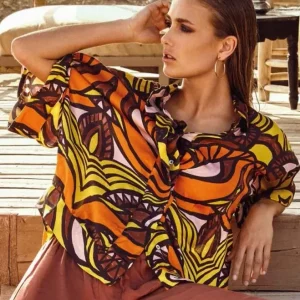 BLUSE FLORA LIME