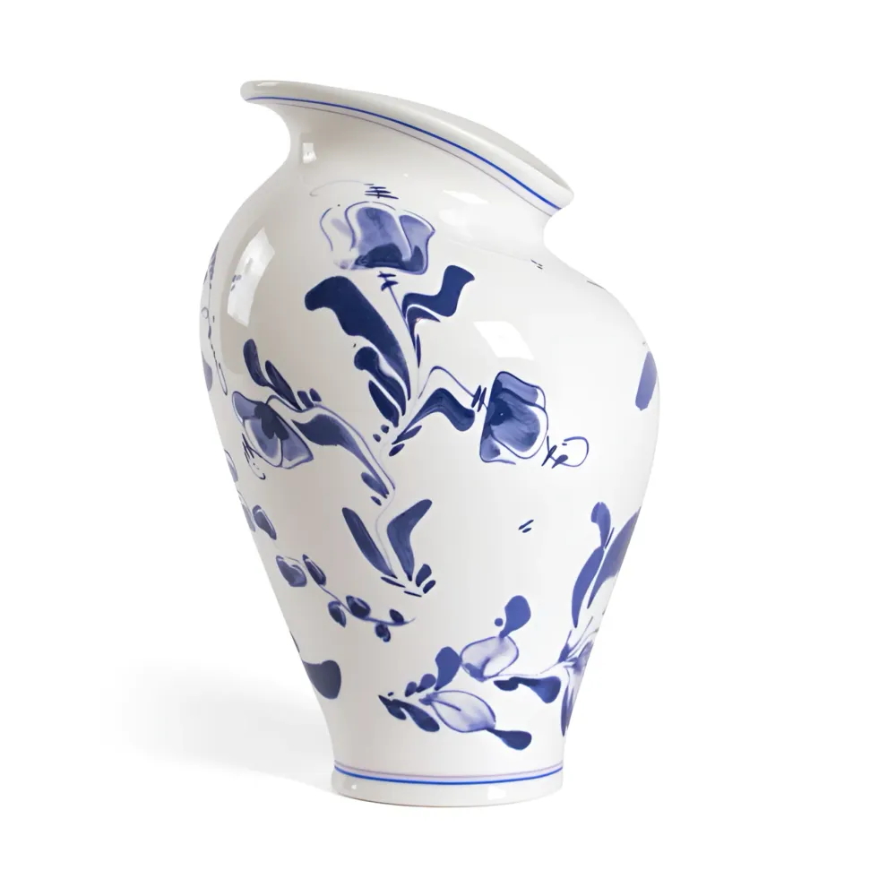 CLASSICS ON ACID Vase - FLORAL DELFT weißes Porzellan
