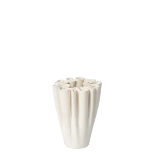 DEDALI Vase 11 cm WHITE OFF
