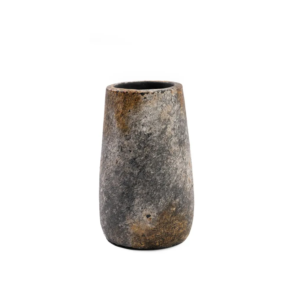 Die Spooky Vase - Antik Grau - S