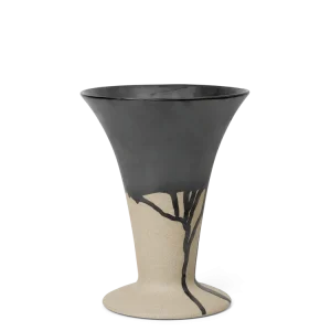 Flores Vase - Sand/Black