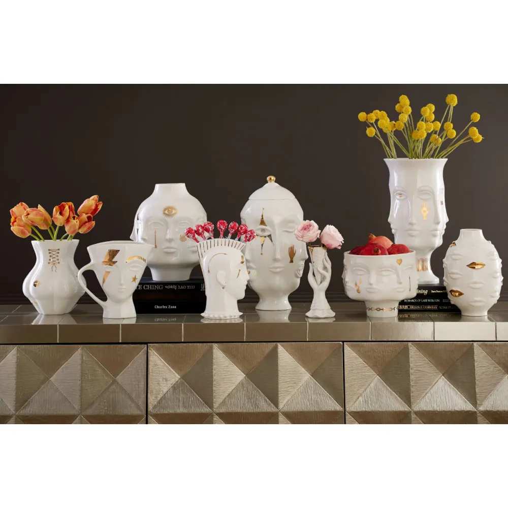 Jonathan Adler Gilded Vase Kiki´s Derriere | Gold-Glänzend