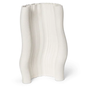 Moire Vase Off-White