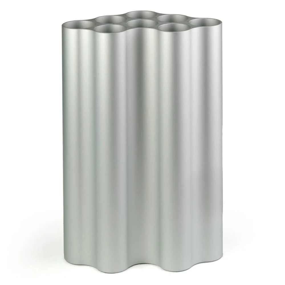 'nuage' vase groß, hellsilber