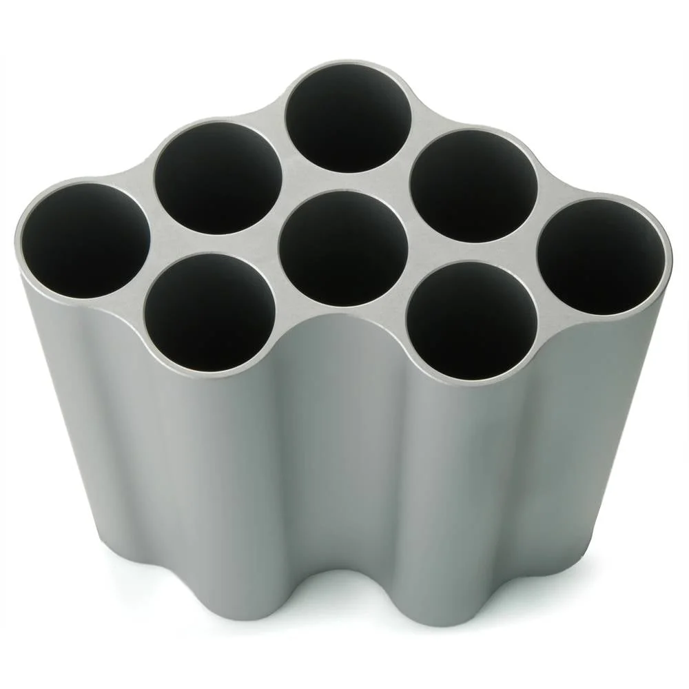 'nuage' vase groß, hellsilber