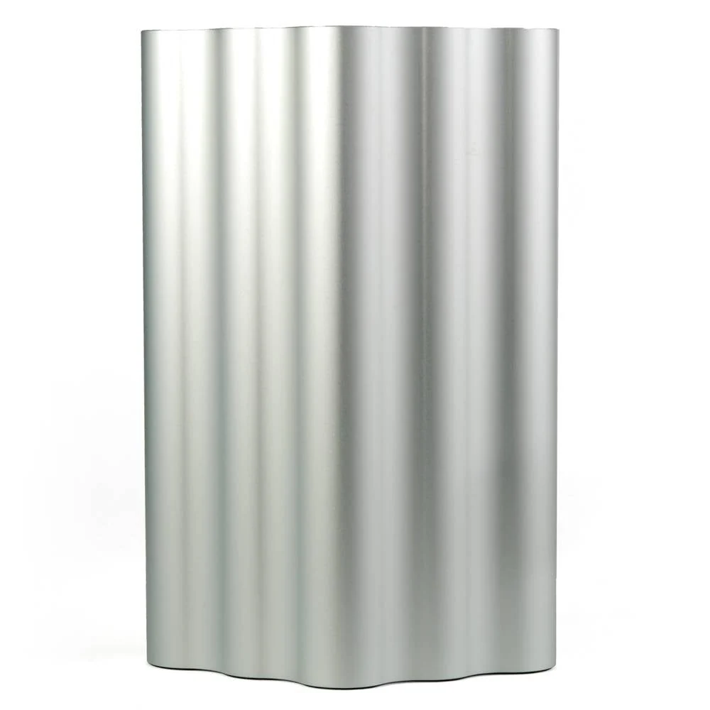'nuage' vase groß, hellsilber