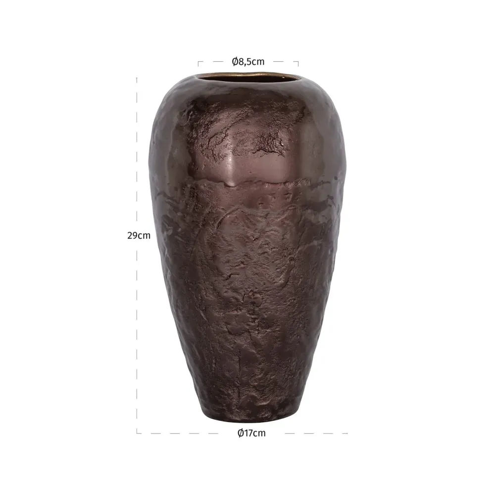 Richmond Interiors Vase Jillisa | Dunkelbraun