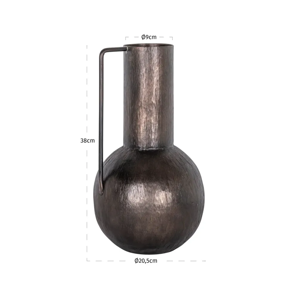Richmond Interiors Vase Sema copper | H 37 cm