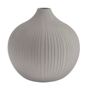 Storefactory / FRÖBACKEN / Große hellgraue schlichte Vase