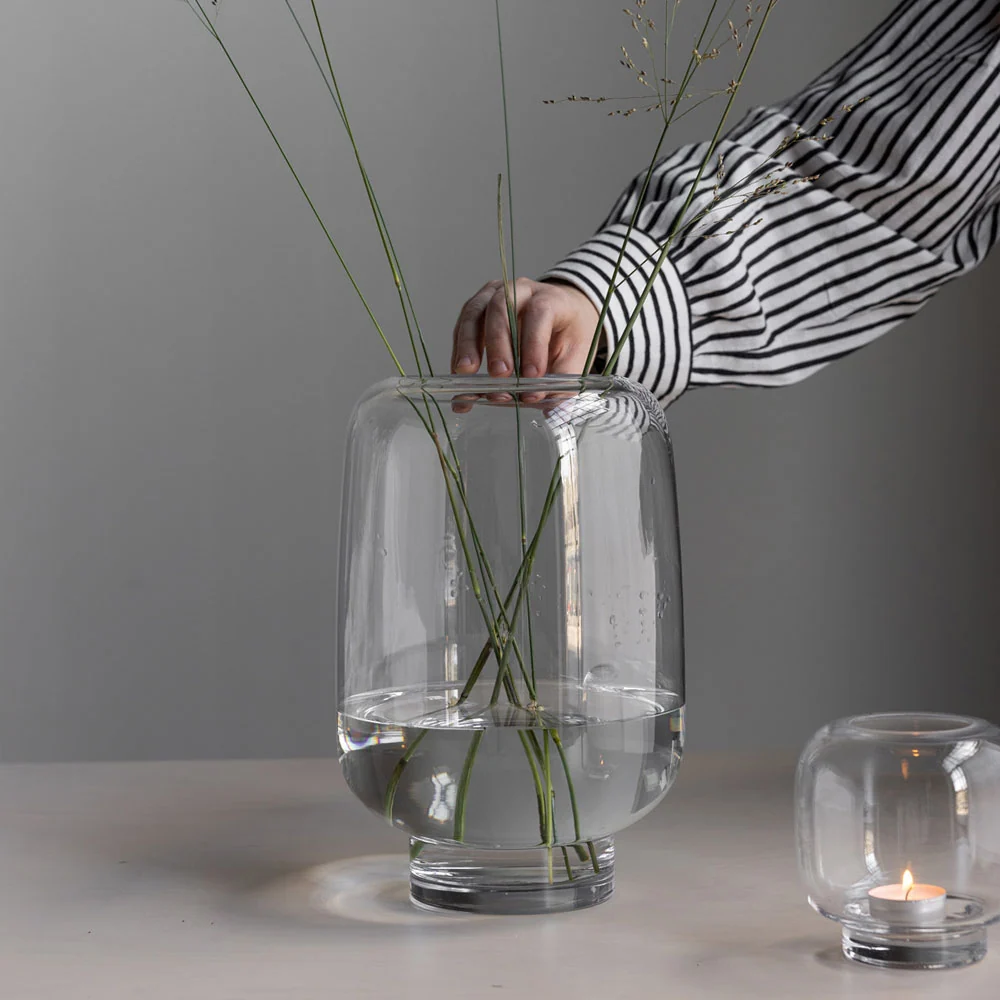 Storefactory Vase Hultsjö, large, Glas clear